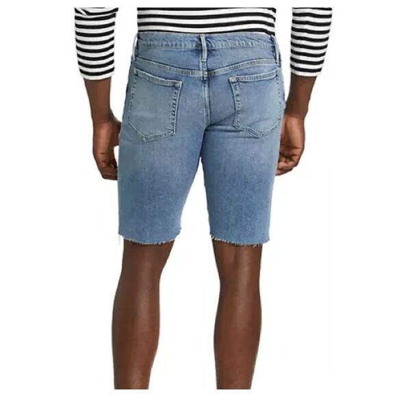 Frame L’Homme Cut Off Denim Blue Jean Shorts in Shoredale Men’s Size 32 - Picture 3 of 8